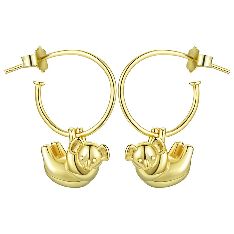 Hanging Koala - Hoop Earrings | NEW