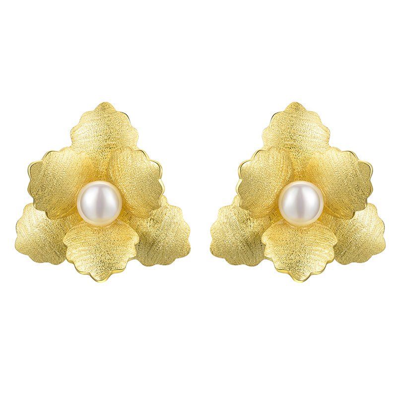 Begonia Pearl - Stud Earrings | NEW