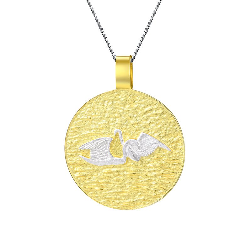 Matrimonio de cisne - Collar hecho a mano