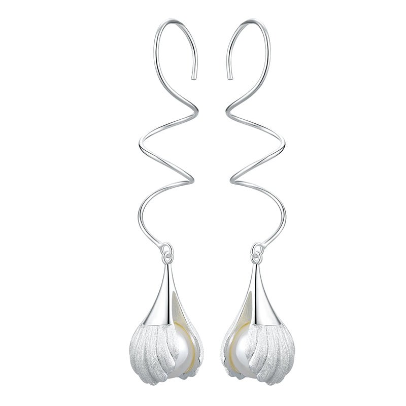 Spiral Shell - Dangle Earrings | NEW