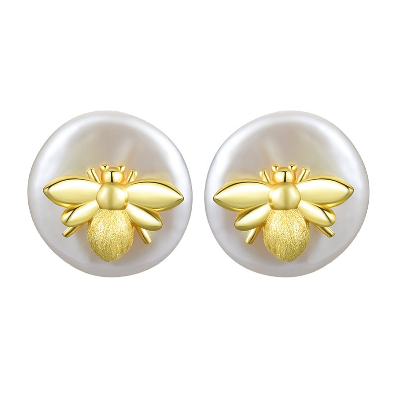 Baroque Honeybee - Stud Earrings | NEW