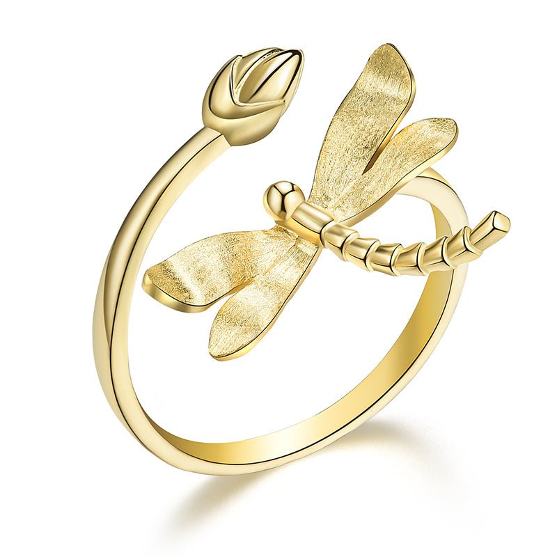 Dragonfly Lullaby - Adjustable Ring | NEW - MetalVoque