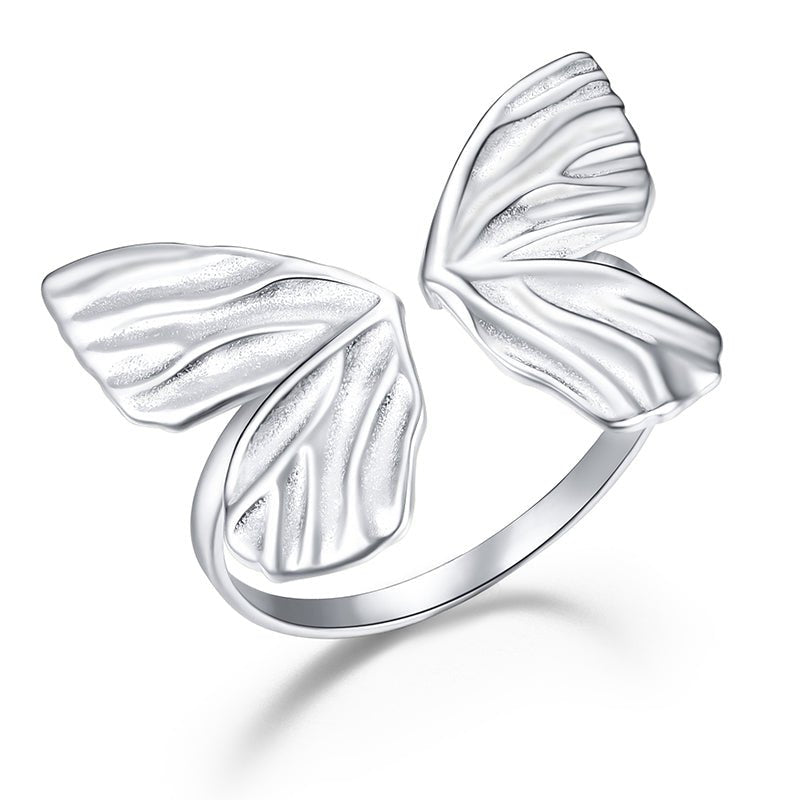 Farfalla Minimal - Anello Regolabile