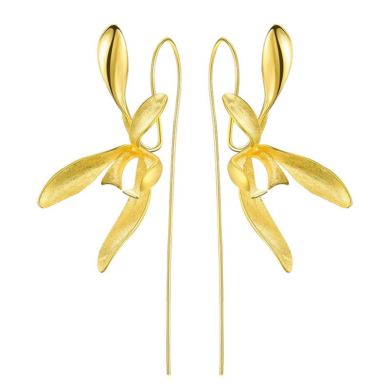 Dichiarazione Orchidea - Orecchini pendenti