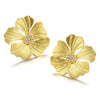 Zircon Peony - Stud Earrings