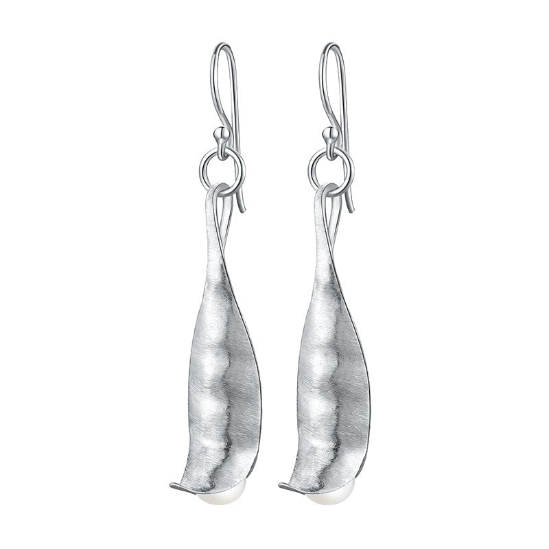 Peapod Pearl - Dangle Earrings