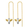 Lovely Honey Bee - Dangle Earrings