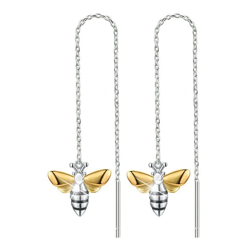 Lovely Honey Bee - Dangle Earrings