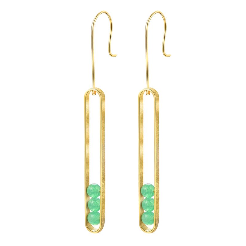 Pilar Peas - Dangle Earrings