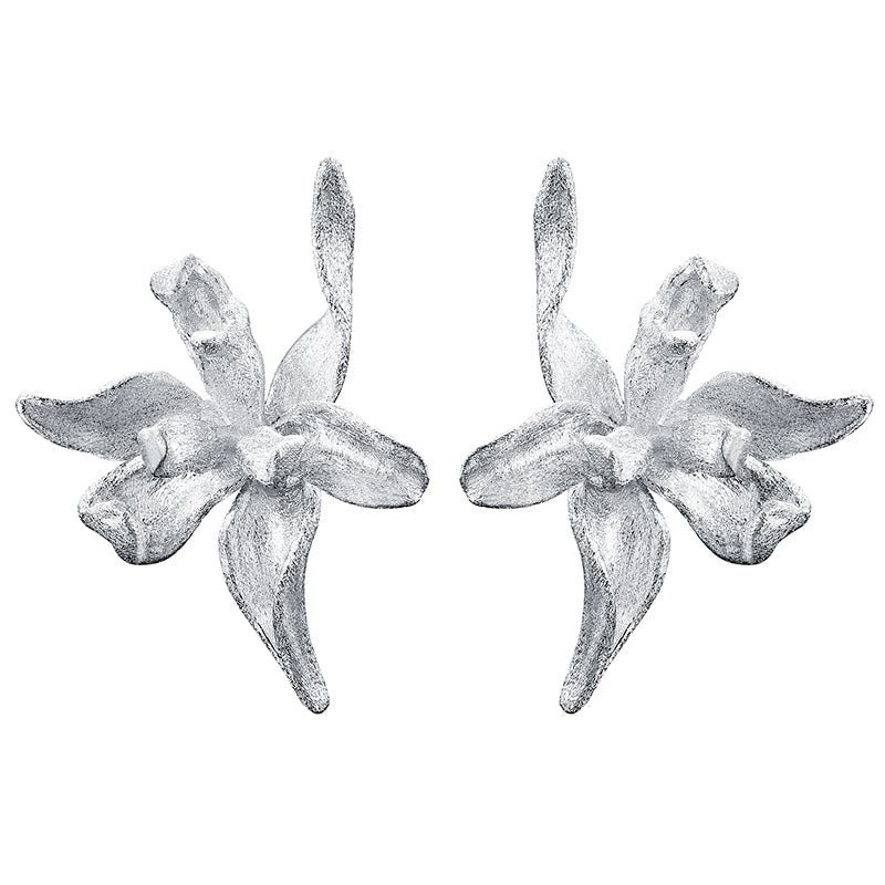 Iris Flower - Stud Earrings | NEW