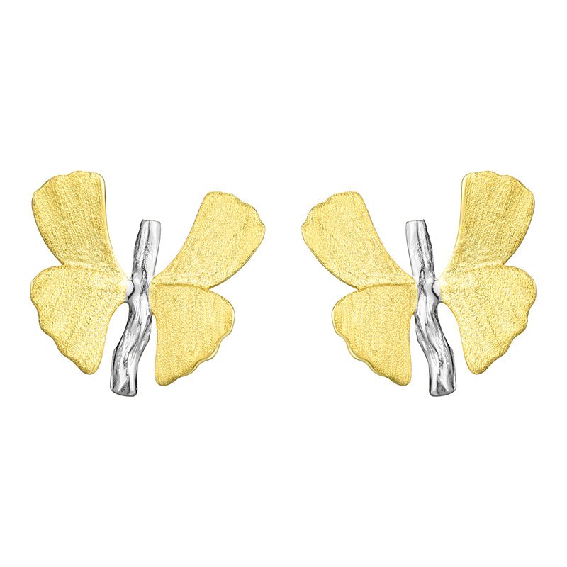 Ginkgo Wings - Stud Earrings | NEW