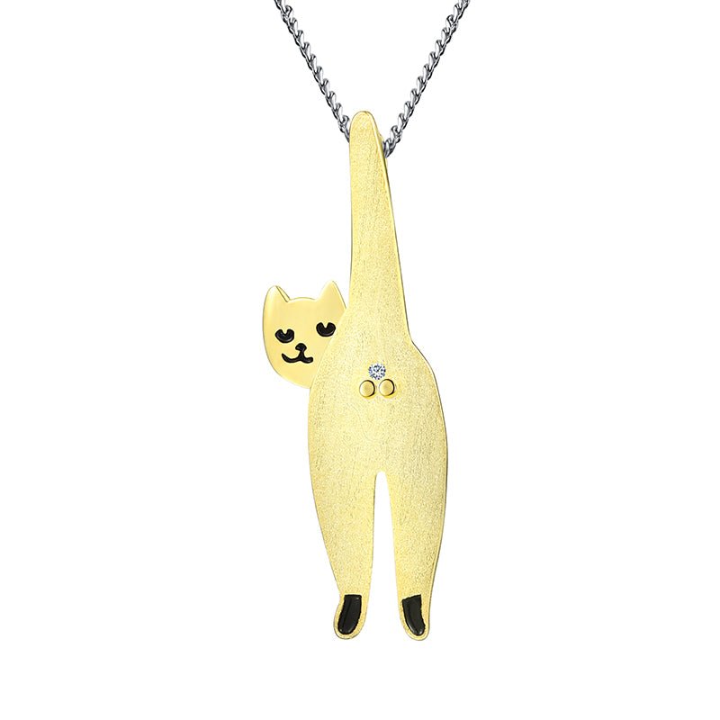 Confident Cat - Handmade Necklace