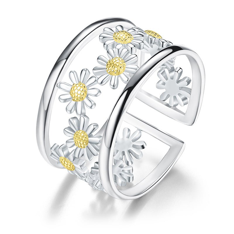 Dainty Daisy - Adjustable Ring