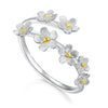 Small Forget-me-not Flowers - Adjustable Ring