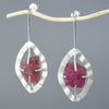 Raw Tourmaline - Dangle Earrings
