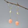 Bamboo Leaves - Dangle Earrings