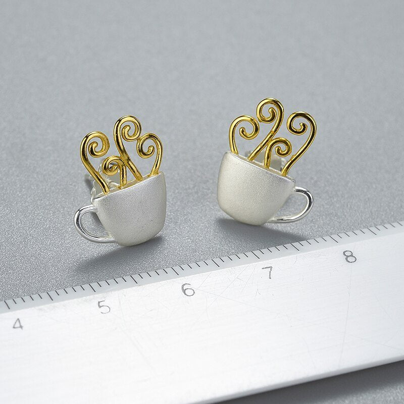 Morning Coffee - Stud Earrings | NEW