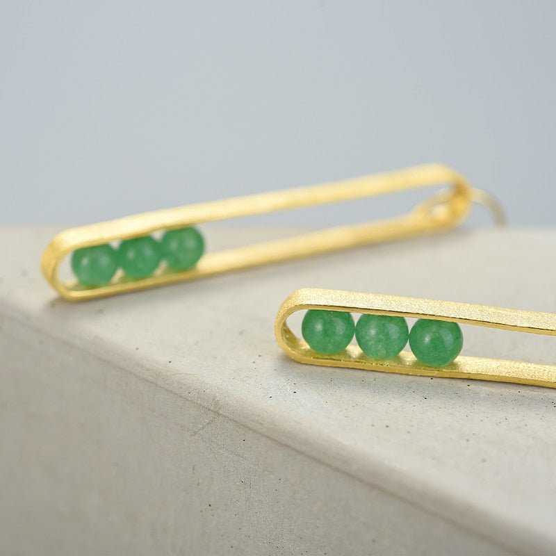 Pilar Peas - Dangle Earrings