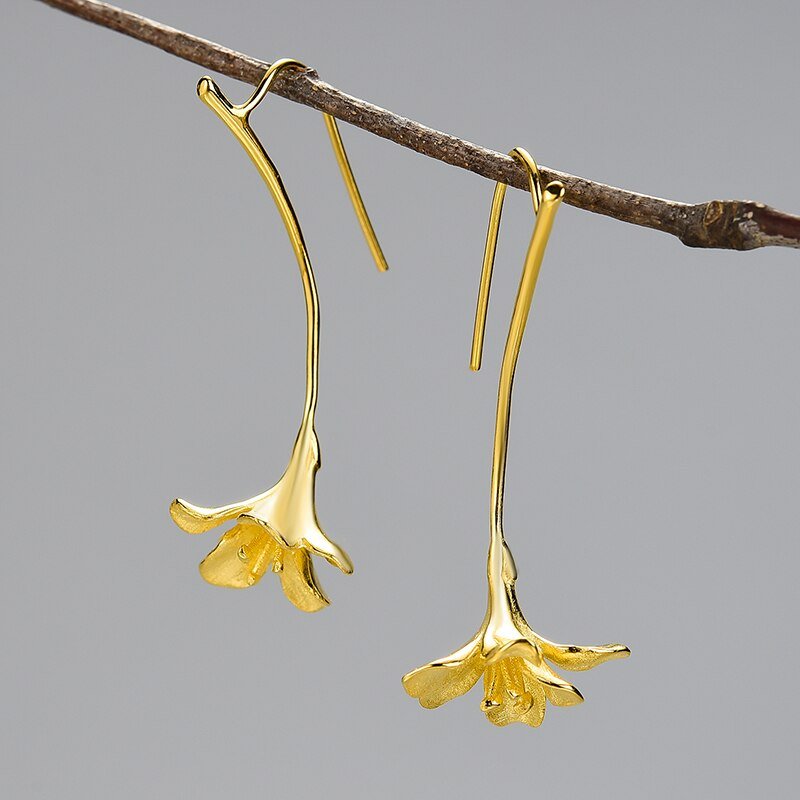 Freesia Flower - Dangle Earrings | NEW