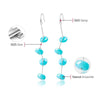 Load image into Gallery viewer, Amazonite Clouds - Dangle Earrings