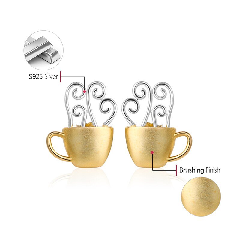 Morning Coffee - Stud Earrings | NEW