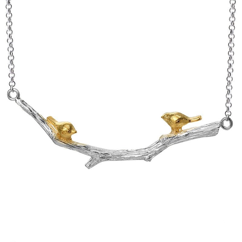 Bird's Marriage - Handmade Necklace - MetalVoque