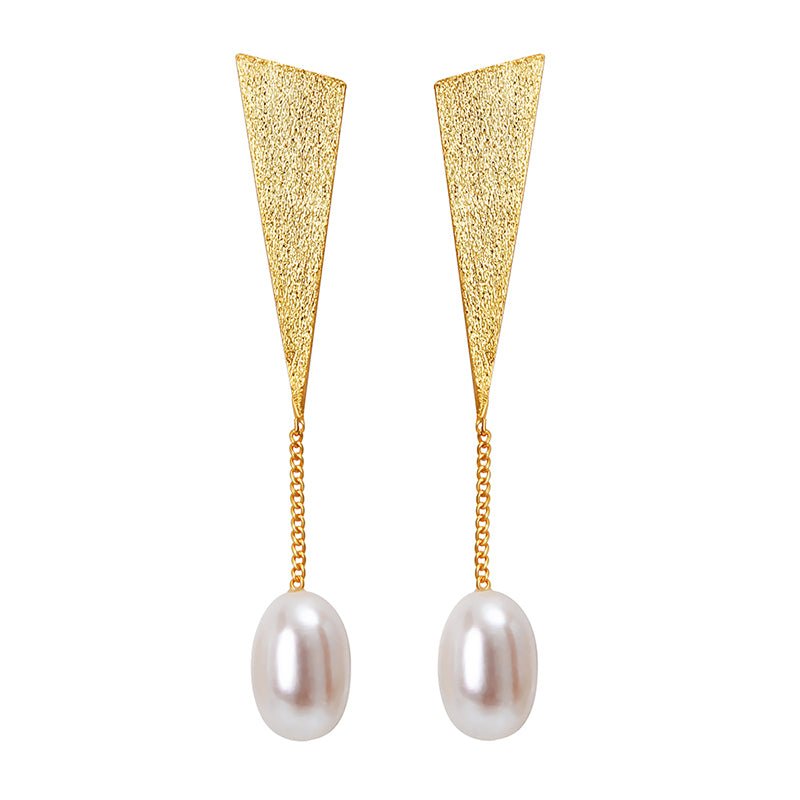 Exclamation Pearl - Dangle Earrings