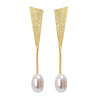 Load image into Gallery viewer, Exclamation Pearl - Dangle Earrings