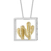 Cactus Cubus - Handmade Pendant