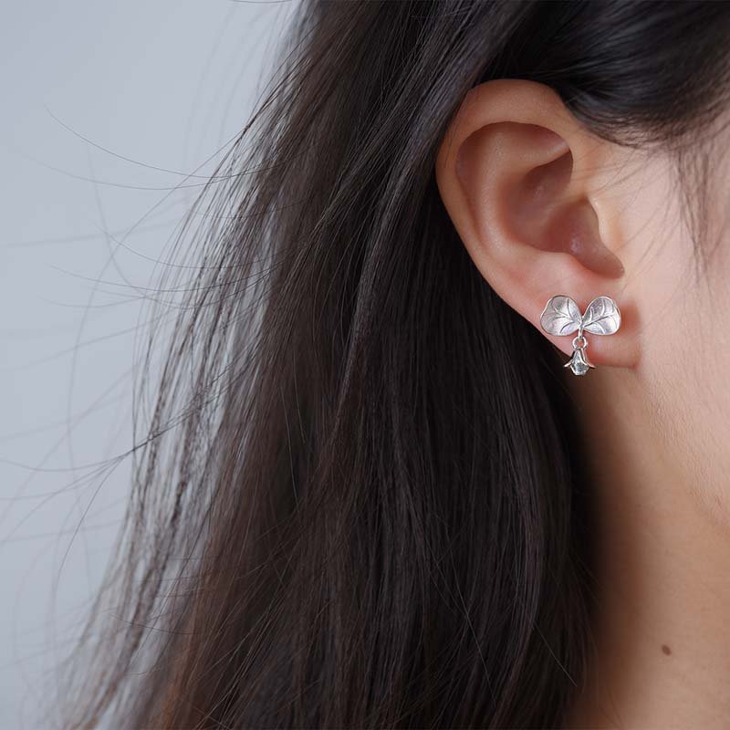 Cute Bell Flower - Stud Earrings