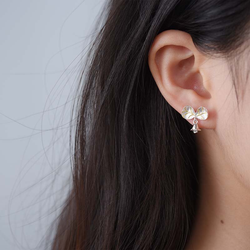 Cute Bell Flower - Stud Earrings