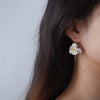 Big Blooming Flower - Dangle Earrings