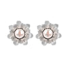 Pearl Lotus - Stud Earrings