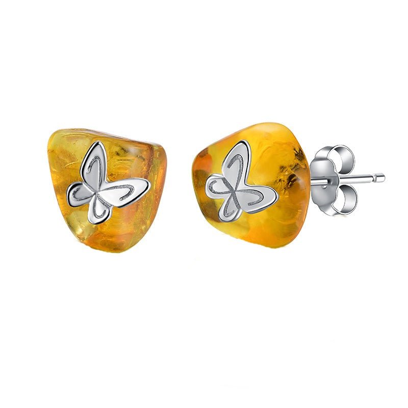 Butterfly Lullaby - Stud Earrings | NEW - MetalVoque