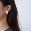 Load image into Gallery viewer, Pearly Leaf - Stud Earrings
