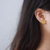 Chrysanthemum Flower - Stud Earrings