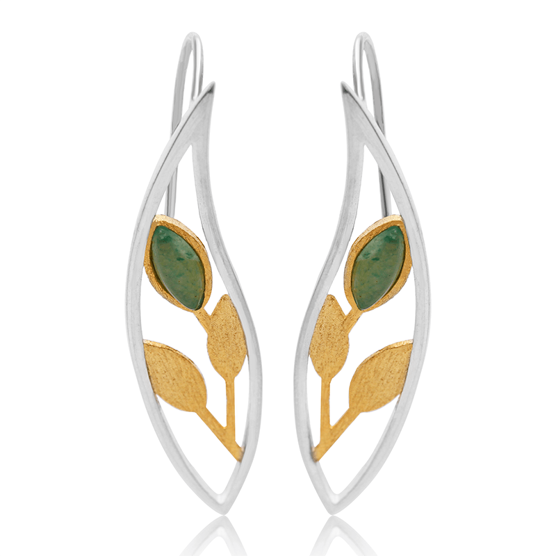 Spring Leaves - Drop Earrings