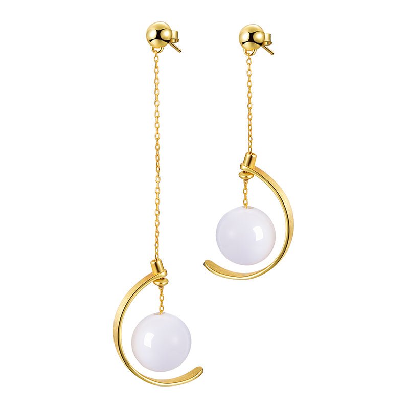 Pearl Ballet - Dangle Earrings