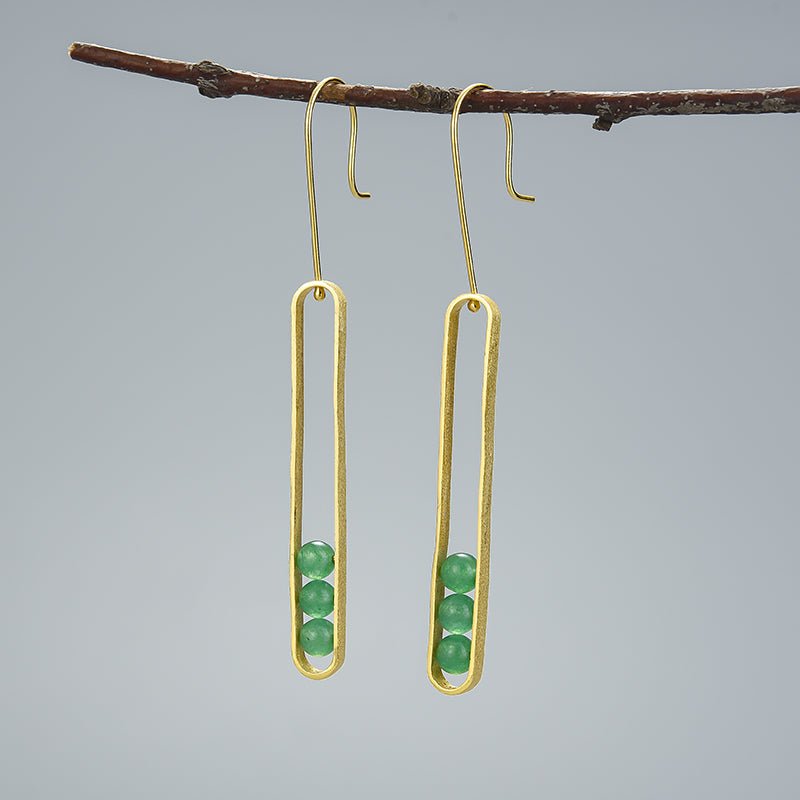 Pilar Peas - Dangle Earrings