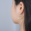 Wandering Whale - Hoop Earrings