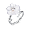 Rainy Flower - Adjustable Ring - MetalVoque