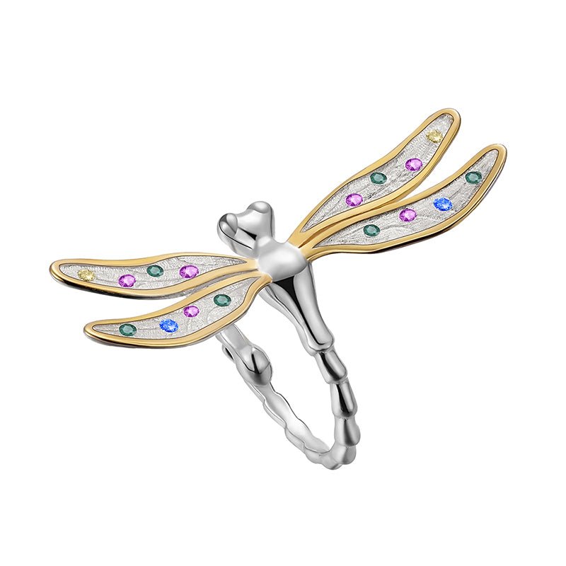 Dragonfly Lullaby - Adjustable Ring | NEW - MetalVoque