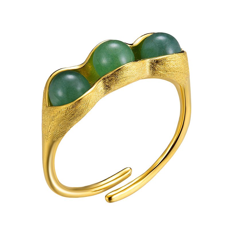 Lucky Peas - Handmade Ring | NEW - MetalVoque