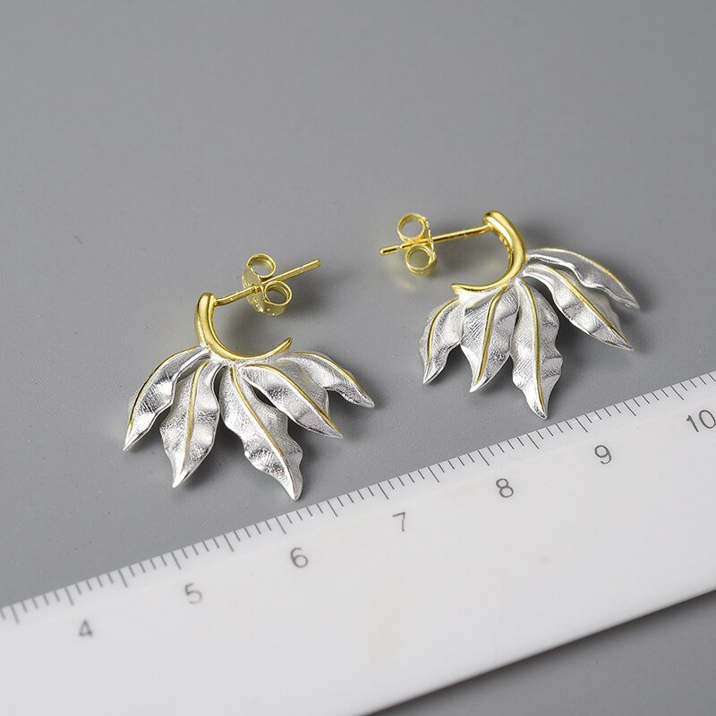 Vintage Leaves - Stud Earrings