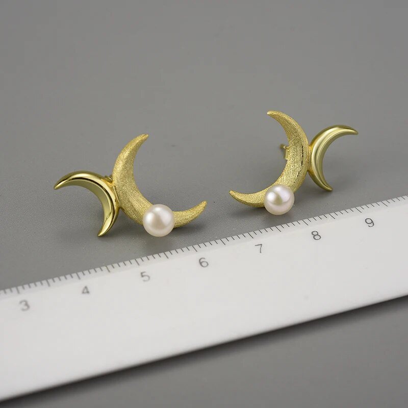 Triple Moon - Stud Earrings | NEW
