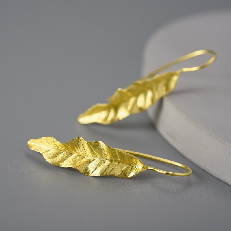 Summer Leaf - Dangle Earrings