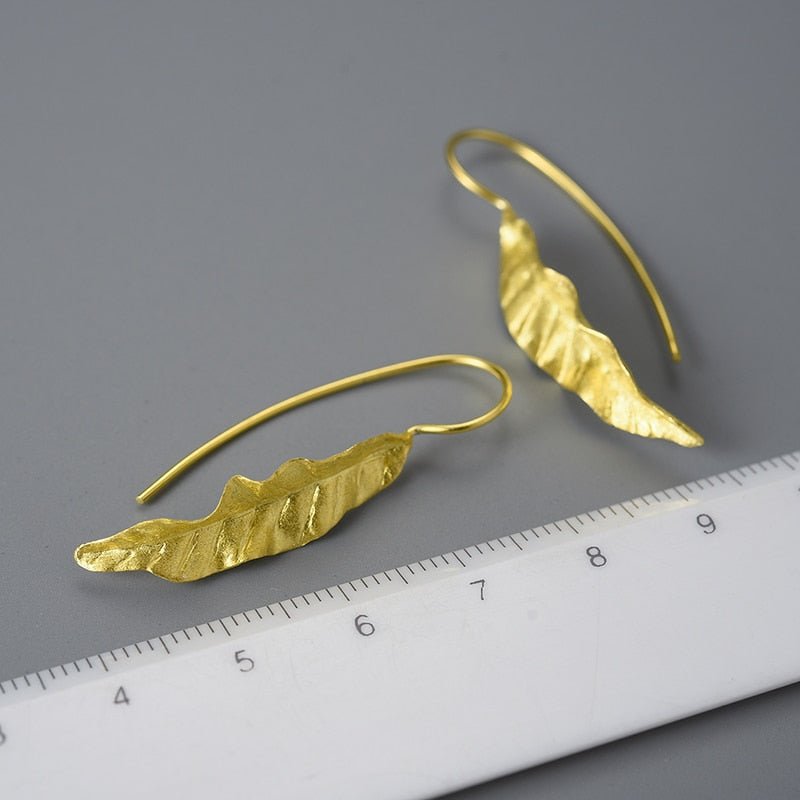 Summer Leaf - Dangle Earrings
