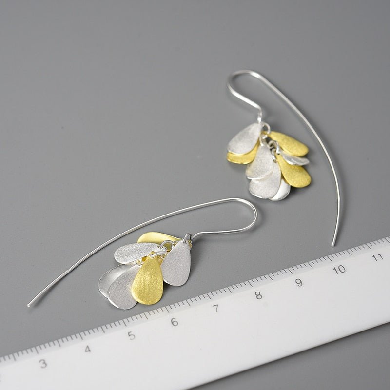 Lamb's-ear Plant - Dangle Earrings