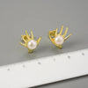 Pearl Hands - Stud Earrings | NEW