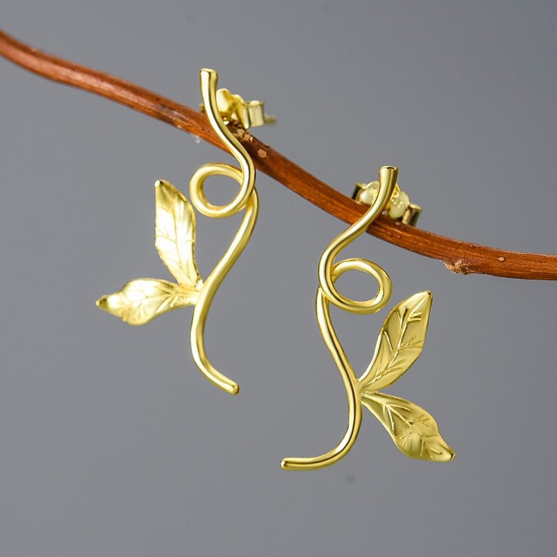 Twisted Branch - Drop Earrings